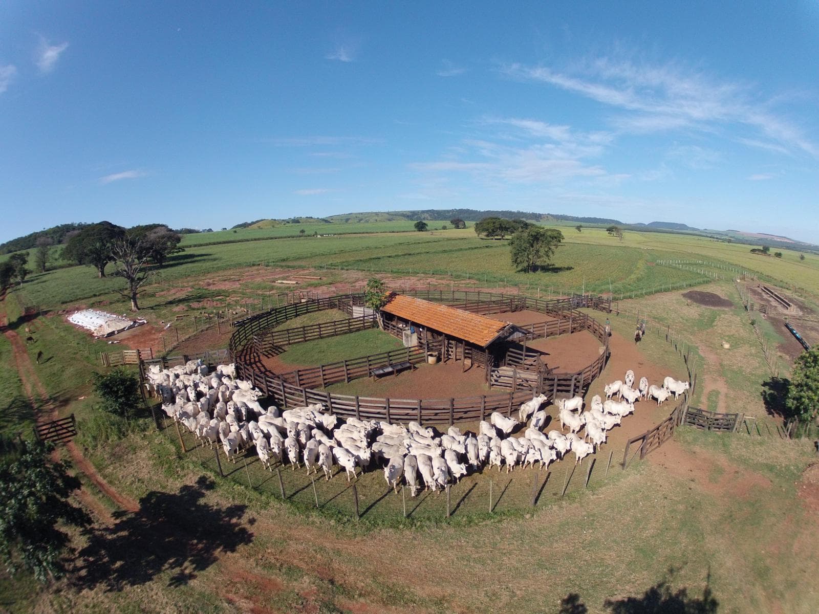 Vista aérea da Fazenda São Luiz